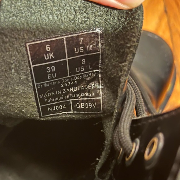 1460 BEX SMOOTH LEATHER LACE UP BOOTS - Picture 4 of 6